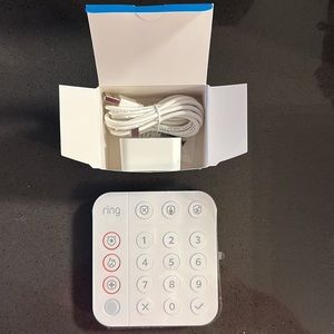 NIB *Never Used* Ring Alarm Keypad and Adapter